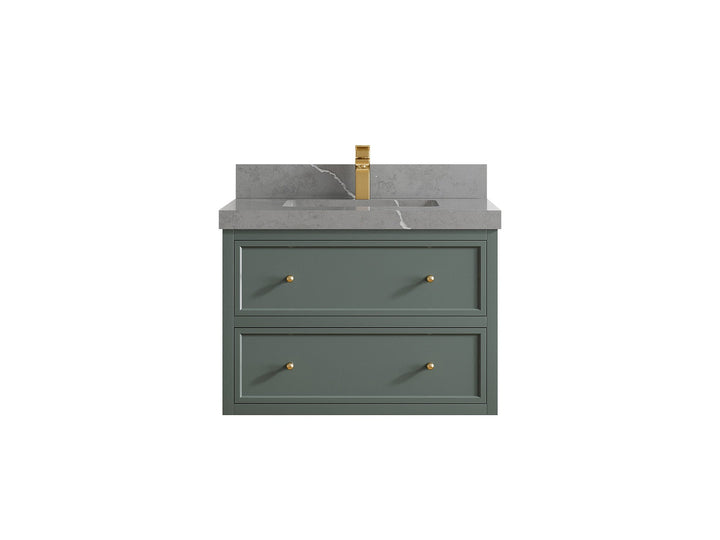 Roswell Floating 30 in. W x 22 in. D Single Sink Bathroom Vanity - photo 33
