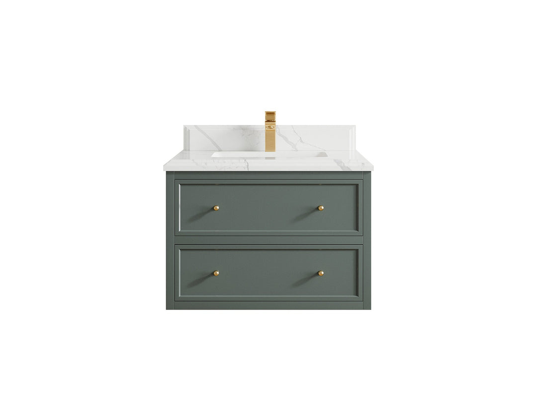 Roswell Floating 30 in. W x 22 in. D Single Sink Bathroom Vanity - Willow Bath and Vanity