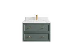 Roswell Floating 30 in. W x 22 in. D Single Sink Bathroom Vanity - photo 23