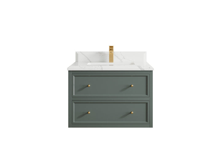 Roswell Floating 30 in. W x 22 in. D Single Sink Bathroom Vanity - photo 23