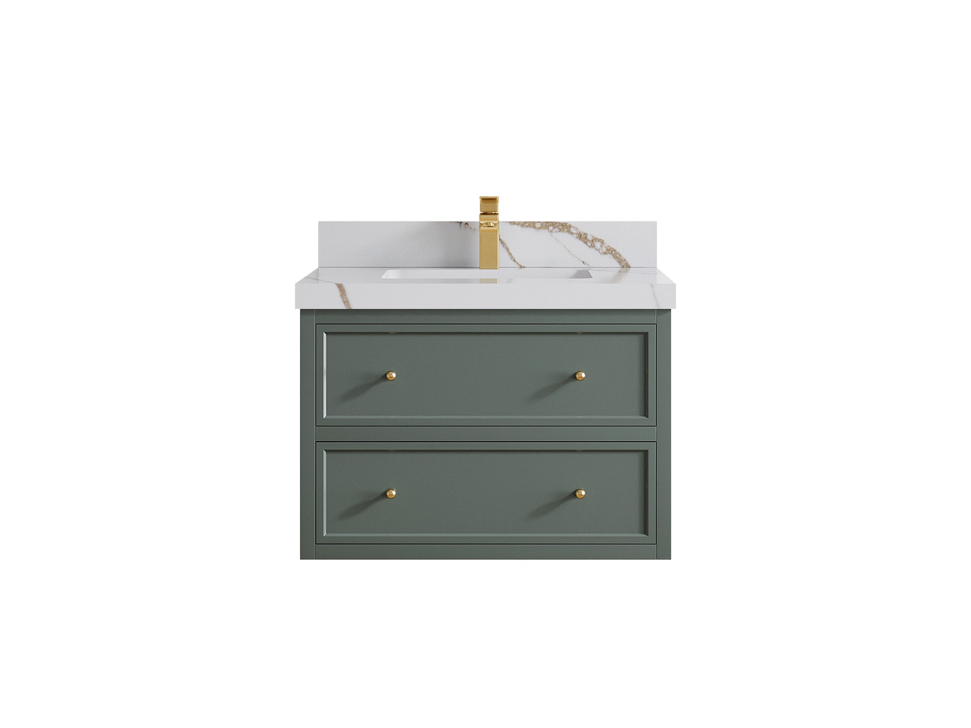 Roswell Floating 30 in. W x 22 in. D Single Sink Bathroom Vanity - Willow Bath and Vanity