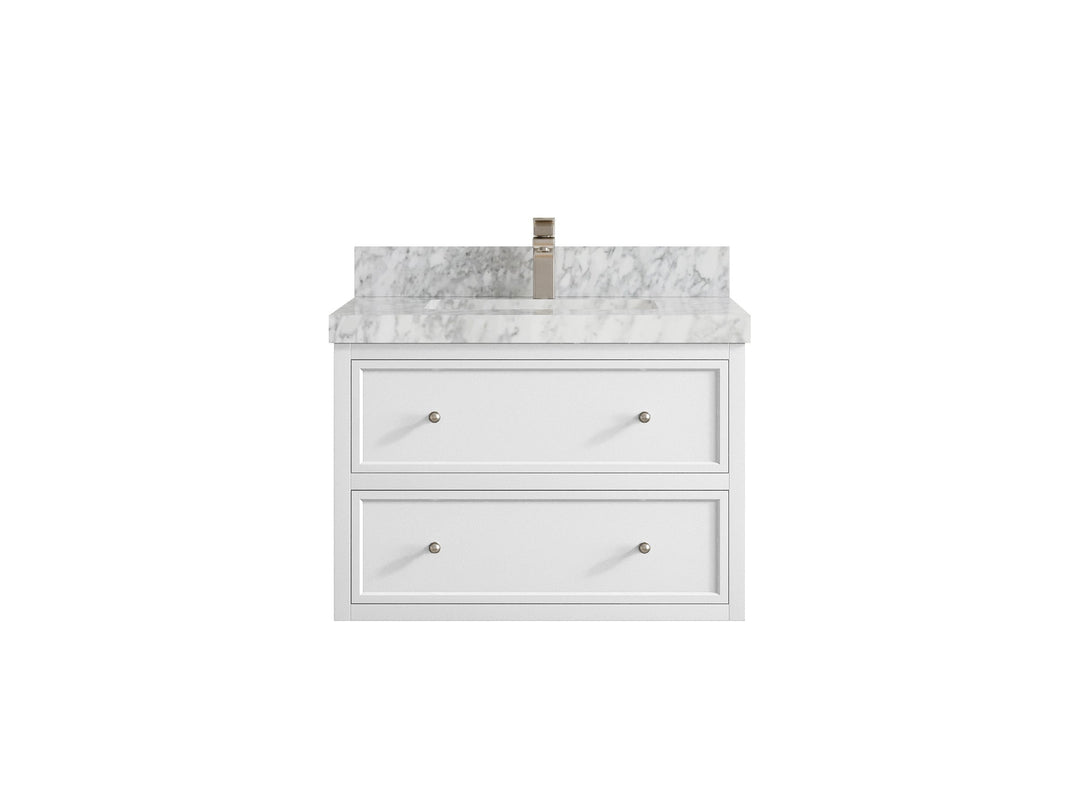 Roswell Floating 30 in. W x 22 in. D Single Sink Bathroom Vanity - Willow Bath and Vanity