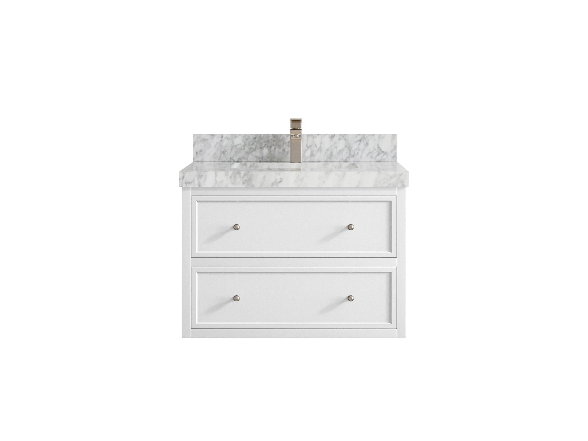 Roswell Floating 30 in. W x 22 in. D Single Sink Bathroom Vanity - Willow Bath and Vanity