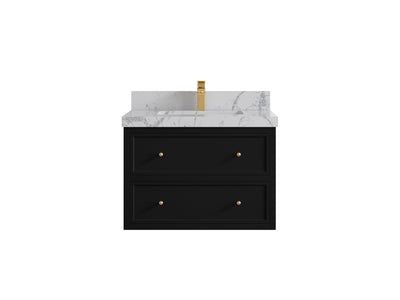 Roswell Floating 30 in. W x 22 in. D Single Sink Bathroom Vanity - Willow Bath and Vanity