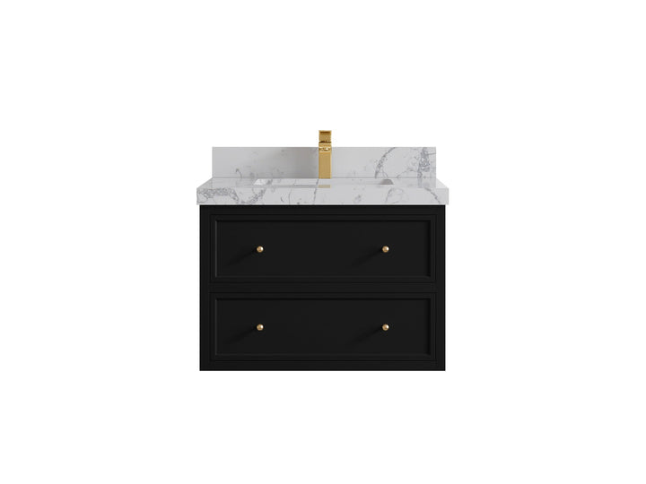 Roswell Floating 30 in. W x 22 in. D Single Sink Bathroom Vanity - photo 43