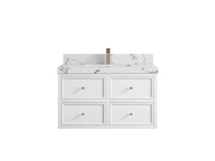Roswell Floating 36 in. W x 22 in. D Center Sink Bathroom Vanity - photo 39