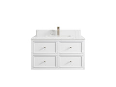 Roswell Floating 36 in. W x 22 in. D Center Sink Bathroom Vanity - photo 27