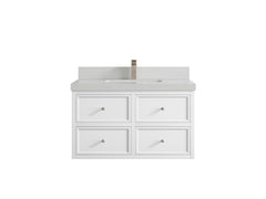 Roswell Floating 36 in. W x 22 in. D Center Sink Bathroom Vanity - photo 13