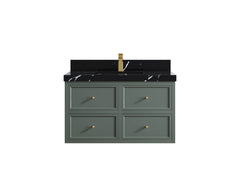 Roswell Floating 36 in. W x 22 in. D Center Sink Bathroom Vanity - photo 9