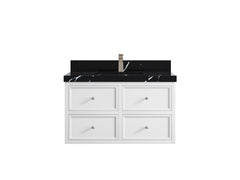 Roswell Floating 36 in. W x 22 in. D Center Sink Bathroom Vanity - photo 9