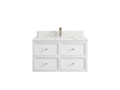 Roswell Floating 36 in. W x 22 in. D Center Sink Bathroom Vanity - photo 25