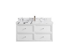 Roswell Floating 42 in. W x 22 in. D Single Sink Bathroom Vanity - photo 41