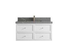 Roswell Floating 42 in. W x 22 in. D Single Sink Bathroom Vanity - photo 35