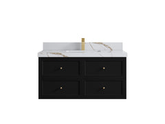 Roswell Floating 42 in. W x 22 in. D Single Sink Bathroom Vanity - photo 15