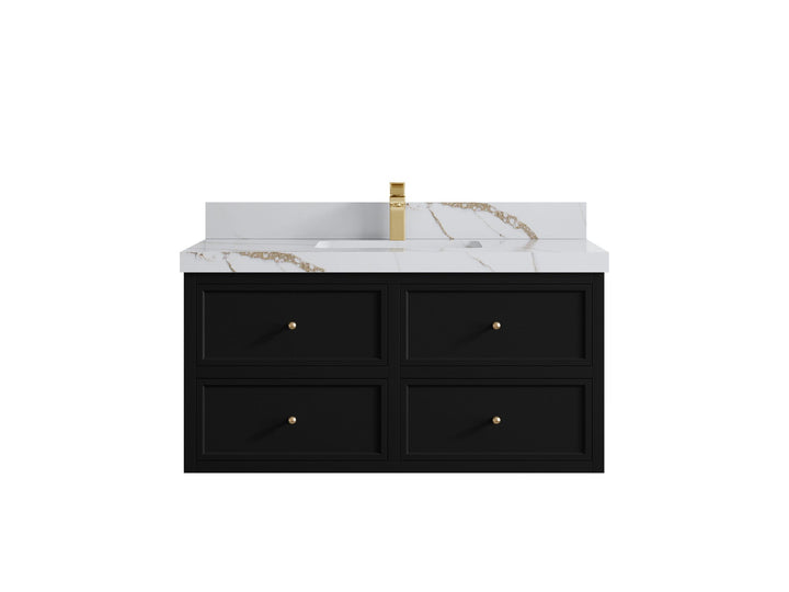 Roswell Floating 42 in. W x 22 in. D Single Sink Bathroom Vanity - photo 15