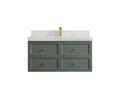 Roswell Floating 42 in. W x 22 in. D Single Sink Bathroom Vanity - photo 19