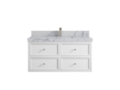 Roswell Floating 42 in. W x 22 in. D Single Sink Bathroom Vanity - photo 43
