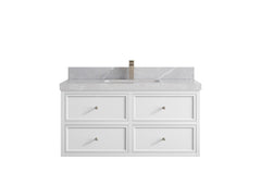 Roswell Floating 42 in. W x 22 in. D Single Sink Bathroom Vanity - photo 33