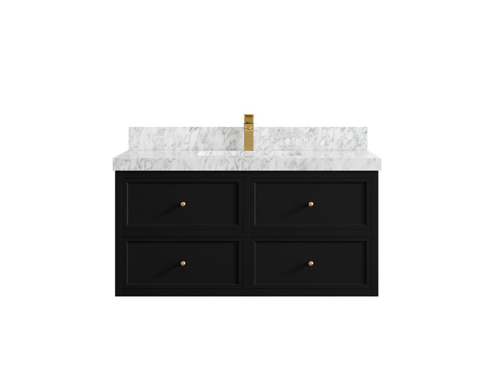 Roswell Floating 42 in. W x 22 in. D Single Sink Bathroom Vanity - photo 11