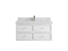 Roswell Floating 42 in. W x 22 in. D Single Sink Bathroom Vanity - photo 23