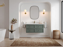 Roswell Floating 42 in. W x 22 in. D Single Sink Bathroom Vanity - photo 4