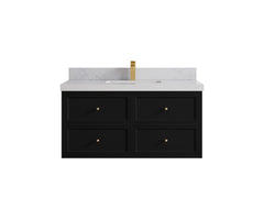 Roswell Floating 42 in. W x 22 in. D Single Sink Bathroom Vanity - photo 1