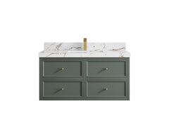 Roswell Floating 42 in. W x 22 in. D Single Sink Bathroom Vanity - photo 35