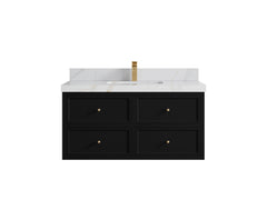 Roswell Floating 42 in. W x 22 in. D Single Sink Bathroom Vanity - photo 23