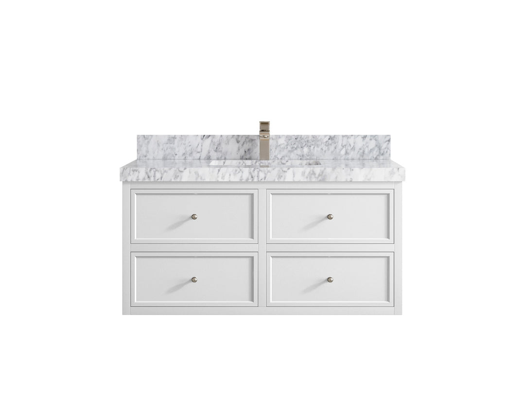 Roswell Floating 42 in. W x 22 in. D Single Sink Bathroom Vanity - Willow Bath and Vanity
