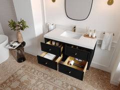 Roswell Floating 42 in. W x 22 in. D Single Sink Bathroom Vanity - photo 3