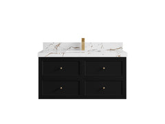 Roswell Floating 42 in. W x 22 in. D Single Sink Bathroom Vanity - photo 37