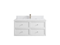 Roswell Floating 42 in. W x 22 in. D Single Sink Bathroom Vanity - photo 27