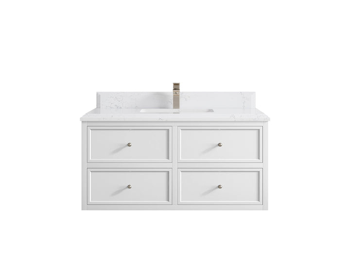 Roswell Floating 42 in. W x 22 in. D Single Sink Bathroom Vanity - photo 27