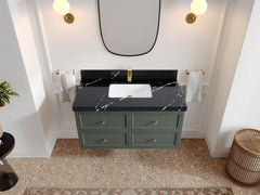 Roswell Floating 42 in. W x 22 in. D Single Sink Bathroom Vanity - photo 8
