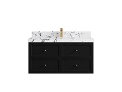 Roswell Floating 42 in. W x 22 in. D Single Sink Bathroom Vanity - photo 41