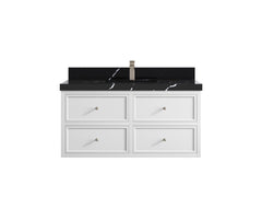 Roswell Floating 42 in. W x 22 in. D Single Sink Bathroom Vanity - photo 9