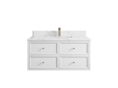 Roswell Floating 42 in. W x 22 in. D Single Sink Bathroom Vanity - photo 25