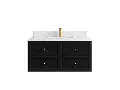 Roswell Floating 42 in. W x 22 in. D Single Sink Bathroom Vanity - photo 25