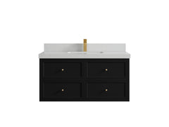Roswell Floating 42 in. W x 22 in. D Single Sink Bathroom Vanity - photo 13
