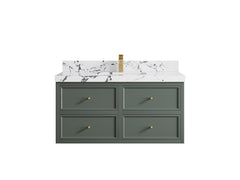 Roswell Floating 42 in. W x 22 in. D Single Sink Bathroom Vanity - photo 39