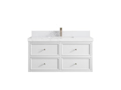 Roswell Floating 42 in. W x 22 in. D Single Sink Bathroom Vanity - photo 31
