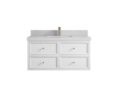 Roswell Floating 42 in. W x 22 in. D Single Sink Bathroom Vanity - photo 1