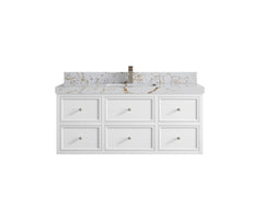 Roswell Floating 48 in. W x 22 in. D Single Sink Bathroom Vanity - photo 39