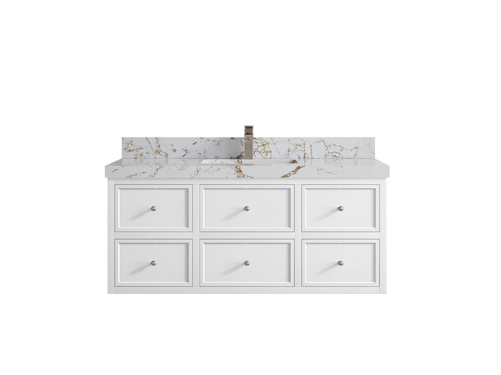 Roswell Floating 48 in. W x 22 in. D Single Sink Bathroom Vanity - photo 39