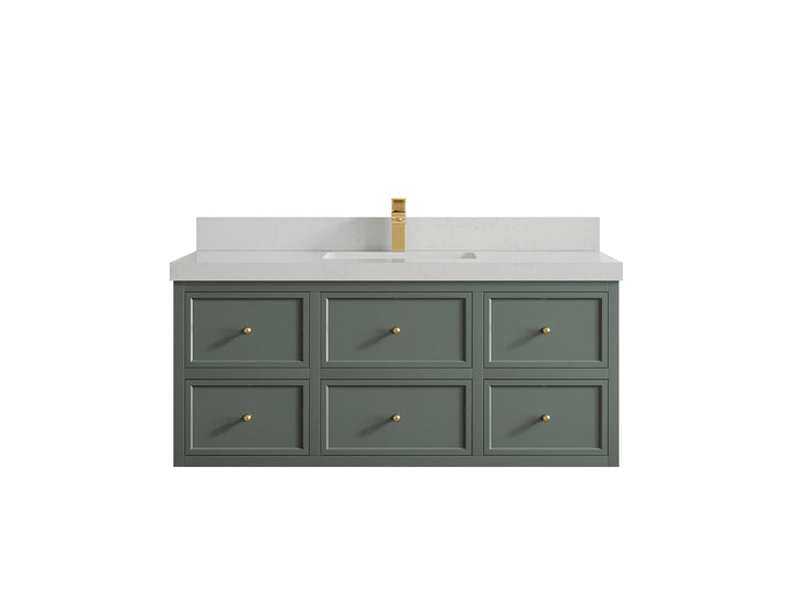 Roswell Floating 48 in. W x 22 in. D Single Sink Bathroom Vanity - photo 13