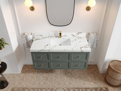 Roswell Floating 48 in. W x 22 in. D Single Sink Bathroom Vanity - photo 34