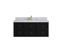 Roswell Floating 48 in. W x 22 in. D Single Sink Bathroom Vanity - photo 41