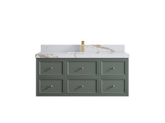Roswell Floating 48 in. W x 22 in. D Single Sink Bathroom Vanity - photo 15