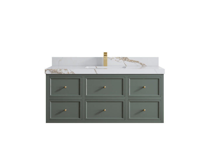 Roswell Floating 48 in. W x 22 in. D Single Sink Bathroom Vanity - photo 15