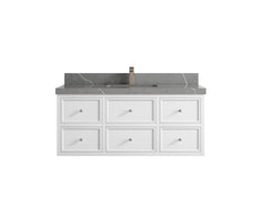 Roswell Floating 48 in. W x 22 in. D Single Sink Bathroom Vanity - photo 35